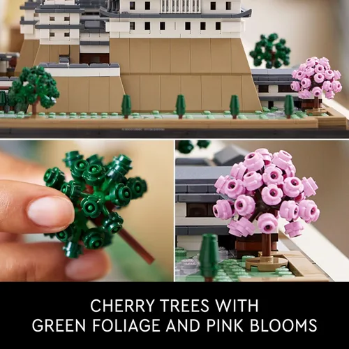 Miniatura 5 de LEGO Architecture Landmarks Collection: Himeji Castle 21060 Juego de construcción, construye y exhibe este modelo coleccionable para adultos, regalo