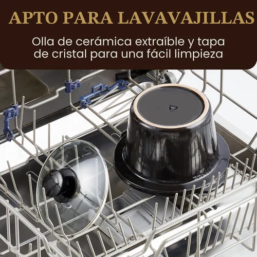 Miniatura 6 de MaxiMatic Elite Gourmet olla de cocción lenta de 1.5 qt, Plateado
