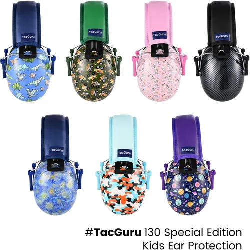 Miniatura 8 de 130 Edición Color Sólido, Orejeras de Protección Auditiva para Niños, Protección Auditiva para Niños, Talla Única para 3-16 Años Patrón camuflaje