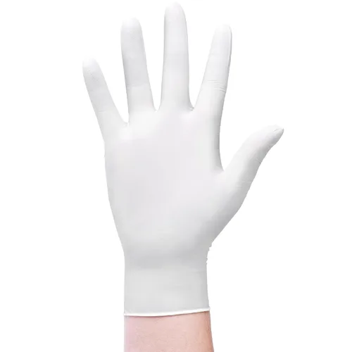 Miniatura 30 de Guantes de examen desechables de nitrilo SwiftGrip, 3 mil, XS, Caja de 100, guantes de nitrilo blancos desechables libres de látex para uso médico