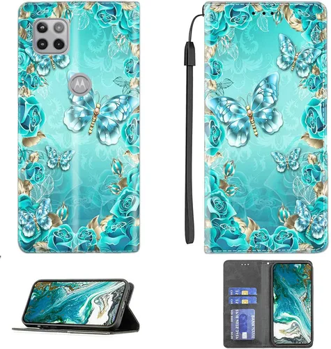 Miniatura 117 de Funda para Moto One Zoom compatible con Motorola One Zoom Phone Case Flip Stand Cover Magnetic Close YHD