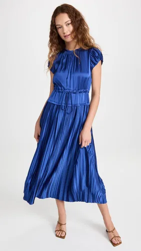 Miniatura 2 de Rebecca Taylor Vestido de manga plisada para mujer