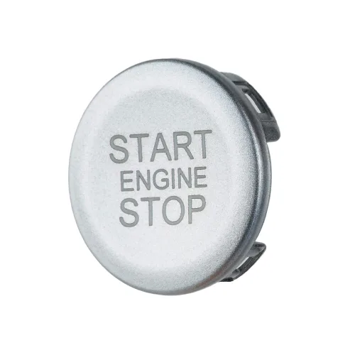 Miniatura 8 de Angelguoguo Botón de Reemplazo de Cubierta de Interruptor de Arranque/Parada del Motor de Coche en Negro Brillante ABS para Alfa Romeo Giulia