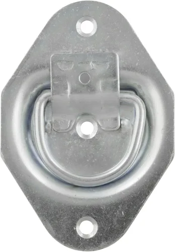Miniatura 5 de CURT 83601 Anilla de Amarre de Cuerda de Remolque Empotrada de 1-3/8 x 1-7/8 Pulgadas, Capacidad de 1,200 lbs (Paquete de 2)