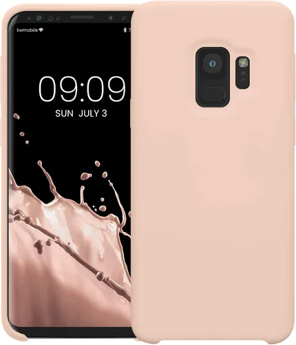 Miniatura 8 de kwmobile Funda compatible con Samsung Galaxy S9 - Funda de silicona TPU con acabado suave - remolino de coco