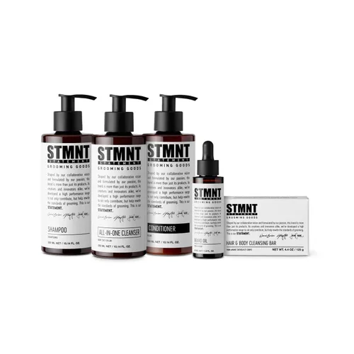 Miniatura 5 de STMNT Champú para productos de aseo SLS/SLES sin sulfatos Carbón activado y mentol Elimina la acumulación Sensación más completa del cabello