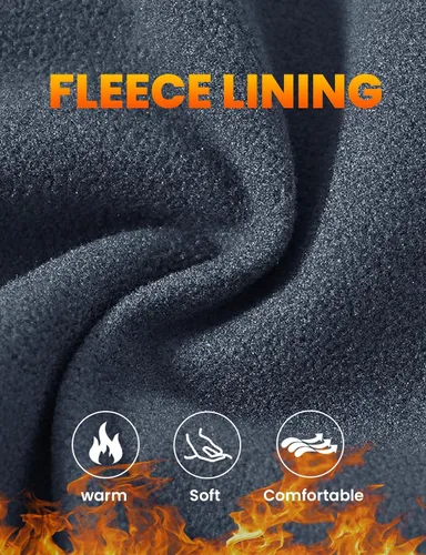 Miniatura 3 de TBMPOY Pantalones de esquí de nieve para hombre, impermeables, softshell, para snowboard, senderismo, forro polar, resistentes al desgaste y al