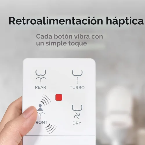 Miniatura 4 de SmartBidet SB-1000 - Asiento para bidé eléctrico con mando a distancia, con calefacción electrónica, secador de aire caliente y función de lavado