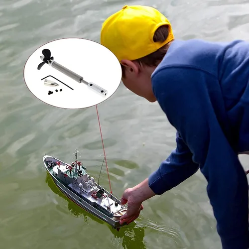 Miniatura 6 de Jutagoss Hélice del eje de transmisión para RC Boat L 11.811 in Eje,Manga L250mm,Hélice D36mm para eje de motor de 0.157 in