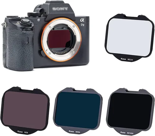 Kase Kit de filtro de clip 4 en 1 (MCUV/ND8/ND64/ND1000), filtros de protección UV y ND de densidad neutra para cámara Sony Alpha