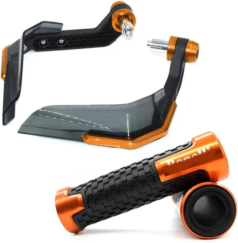 Miniatura 13 de Para Benelli BJ500 BJ250 TRK 502 TNT 300 600 trk502X protector de manillar de motocicleta protector de mano protector de parabrisas (color negro)