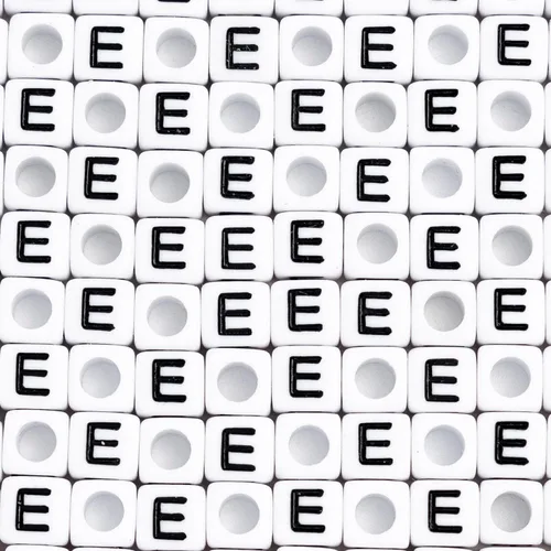 Miniatura 8 de STU-500FZM-AEIOU, 500 cuentas de letras acrílicas en forma de cubo de 15/64 x 0.236 pulgadas, letras B, cuentas del alfabeto para hacer pulseras