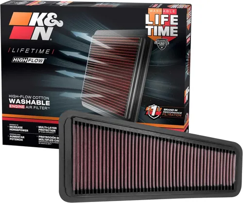 Filtro de aire de alto rendimiento K&N 33-2281, con kit de mantenimiento para filtros, Filtro para aire