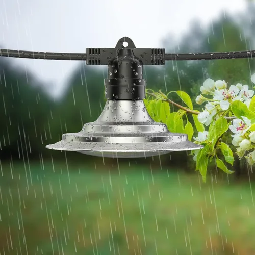 Miniatura 2 de 6 luces LED de crecimiento de plantas con temporizador, cadena de luz de cultivo impermeable para invernadero, espectro completo para sembrar flores