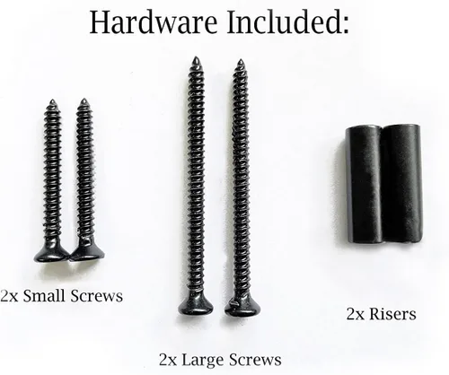 Miniatura 14 de NACH Números de casa flotantes, números de casa negros de aluminio de 6 pulgadas para exteriores, número 5, números de puerta con accesorios