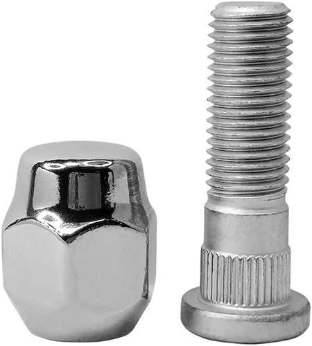 Miniatura 6 de Juego de 4 tuercas de espárrago cromadas M12x1.5 para rueda compatibles con Mazda 2, Mazda 3, Mazda 5, Mazda 6, CX-5 CX-7 CX-9 CX5 CX9 MPV MX-5