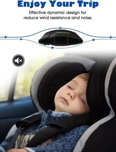 Miniatura 6 de Soportes de techo silenciosos para Audi Q3 2019-2025, diseño oculto con bloqueo, barras transversales negras resistentes para llevar kayak, esquí
