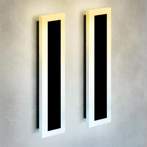 Miniatura 42 de ASD Lámpara LED de montaje en pared de 18 pulgadas de largo, aplique lineal para exteriores e interiores 3CCT, regulable, impermeable