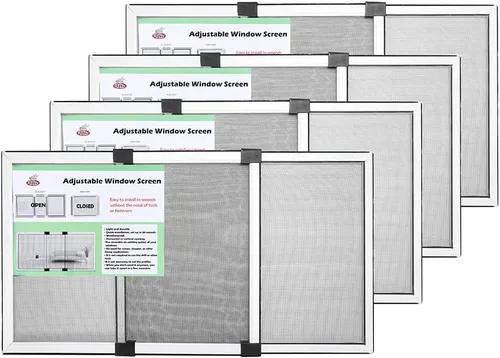 Miniatura 8 de FLYZZZ - Protector ajustable, deslizable y expansible para ventanas con marco de aluminio con dos modos de colocación, horizontal