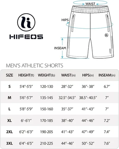 Miniatura 6 de Pantalones cortos deportivos para hombre, para correr, gimnasio, senderismo, pantalones cortos de entrenamiento para hombre de 7 pulgadas, cómodos
