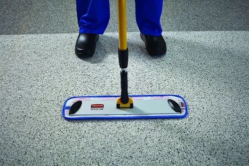 Miniatura 2 de Rubbermaid Commercial Hygen: Mopa de marco de conexión rápida, color amarillo, FGQ55000YL00, 36", Amarillo, 1