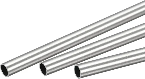 Miniatura 31 de uxcell Tubo de acero inoxidable 316, tubo de 0.118 in OD 0.039 in de espesor de pared de 9.843 in de longitud de 3 piezas