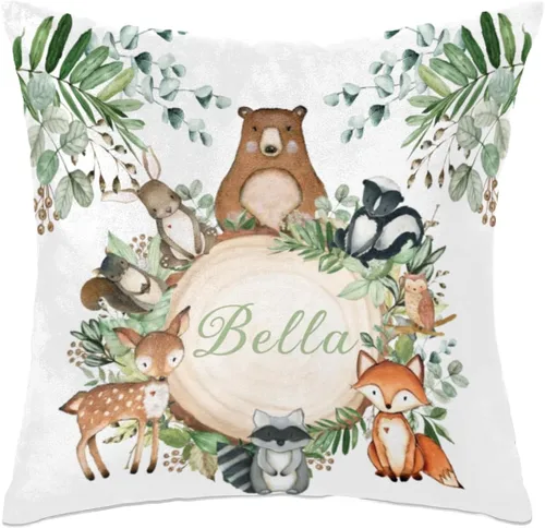 Miniatura 17 de Funda de almohada personalizada con nombre de bebé para bebé, niño y niña, almohada personalizada con nombre, almohada personalizada para sofá