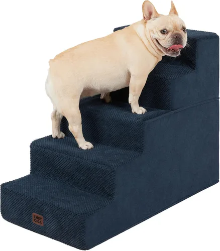 Miniatura 38 de EHEYCIGA Escaleras para perros pequeños de 13.5 pulgadas de alto, escalones para perros de 3 escalones para sofá y silla, escalones para mascotas