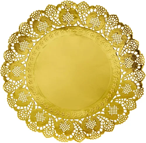 Miniatura 6 de Papel Doily – 60 paquetes de manteles redondos de encaje de papel Doilies para pasteles, postres, exhibición de regalos horneados, ideal para bodas