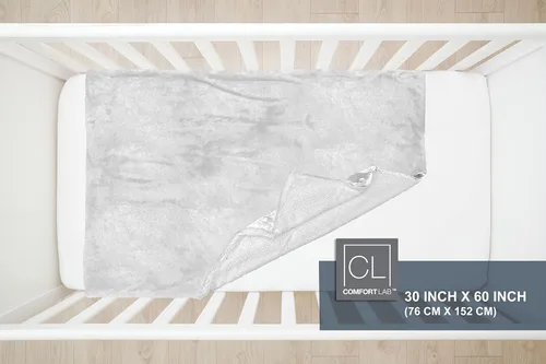 Miniatura 5 de Comfort Lab Manta reversible de franela Sherpa – Elegante manta mullida para sofá y decoración del hogar – Anti frisado no se desprende, acogedora