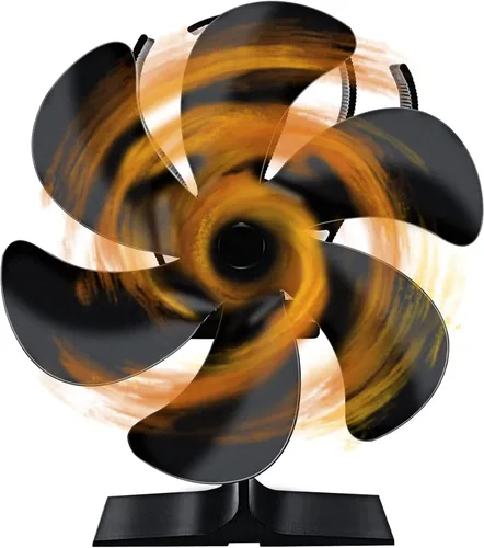 Miniatura 9 de Ventilador de estufa de leña, ventiladores de estufa de tubería para quemador de leña de leña, chimenea Slient, distribución de calor eficiente
