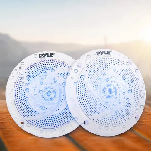 Miniatura 6 de Pyle Altavoces marinos de 6.5 pulgadas, 2 vías, impermeable y resistente a la intemperie, sistema de sonido estéreo de audio para exteriores