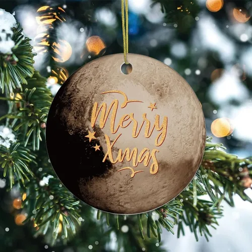 Miniatura 2 de Adornos para árbol de Navidad, planeta galáctico cósmico, adorno de Navidad, adorno de recuerdo, decoración del hogar, órbita planetaria, colgantes