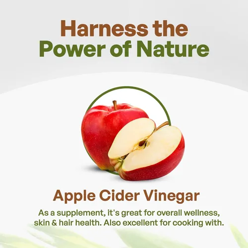 Miniatura 3 de Go Nutra Polvo de vinagre de sidra de manzana orgánico de 8 onzas. Polvo de sidra de manzana de ácido acético natural ACV al 5% para cocinar