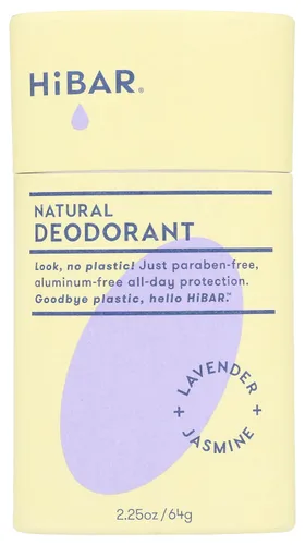 Miniatura 9 de HiBAR - Desodorante sin plástico de bergamota y cedro - Desodorante natural - Protección durante todo el día - Con cera de semillas de girasol