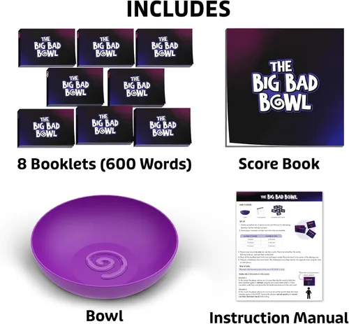 Miniatura 4 de Gouda Games Big Bad Bowl - Juego de fiesta divertido de 600 cartas para adultos, rompehielos atractivos, divertidos desafíos grupales, juego