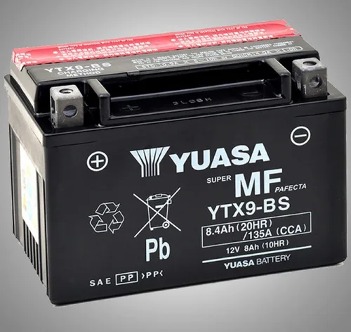 Miniatura 7 de Yuasa YUAM329BS YTX9-BS Batería AGM sin mantenimiento con paquete de ácido