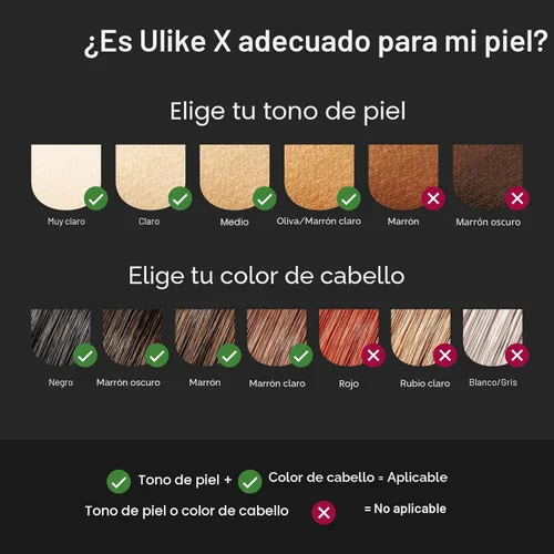 Miniatura 6 de Ulike Dispositivo de depilación X IPL, depilación láser con enfriamiento de hielo, luces dobles y sensor de piel para una depilación casi indolora