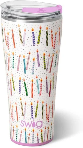 Miniatura 76 de Swig Life - Vaso aislante de 22 onzas, vaso de viaje para café con tapa, taza de café para viaje compatible con portavasos, de acero inoxidable