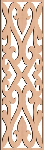 Miniatura 69 de Keene Paneles de pared decorativos de madera con calado, 9 3/8 pulgadas de ancho x 24 3/8 pulgadas de alto x 1/4 de alto, roble rojo rojo (Red Oak)