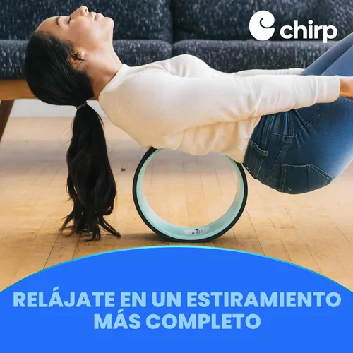 Miniatura 6 de Chirp Wheel Rodillo de Espuma – Alivio Dirigido de Espalda y Cuello, Estiramiento de Columna Lumbar, Estiramiento de Espalda con Descompresión