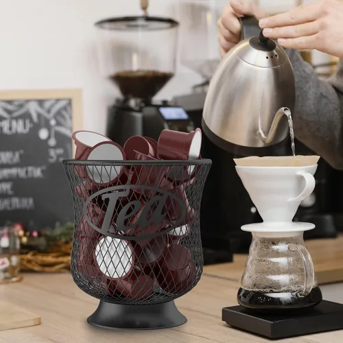 Miniatura 6 de ITHSKUILL Soporte para Cápsulas de Té, Organizador de Tazas K Resistente, Almacenamiento de Gran Capacidad de Tazas K para Cápsulas de Espresso