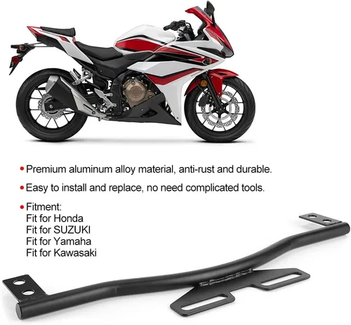 Miniatura 3 de Joyzan Soporte de luz de paso de motocicleta, cabeza de paso de conducción, luces LED, soporte de montaje de foco, kit de barra de señales de giro