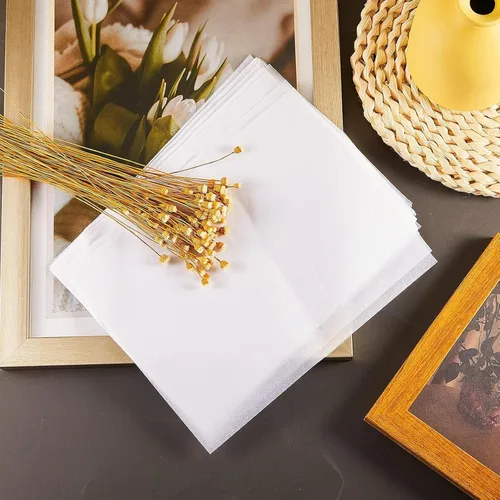 Miniatura 5 de 50 piezas de recambio de prensa de flores A5, recambio de papel secante reutilizable para prensa de flores, papel de forro de papel de flores