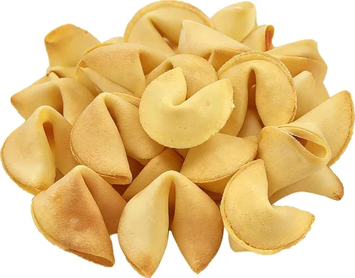 Miniatura 10 de Soeos Galletas de la fortuna de sabor 3 en 1, galletas Fortune envueltas individualmente a granel, aproximadamente 50 galletas, galletas crujientes