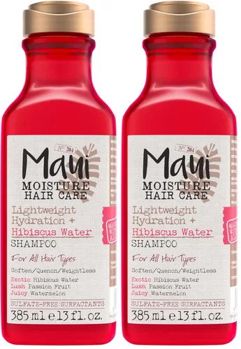 Miniatura 10 de Maui Moisture - Champú de hidratación ligera + agua de hibisco, champú hidratante con aloe vera suaviza el cabello rizado, vegano y sin sulfatos, 13