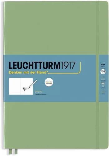 Miniatura 24 de Leuchtturm1917 - Cuaderno mediano de tapa dura para bocetos (negro) - 112 páginas de papel de 150 g/m²