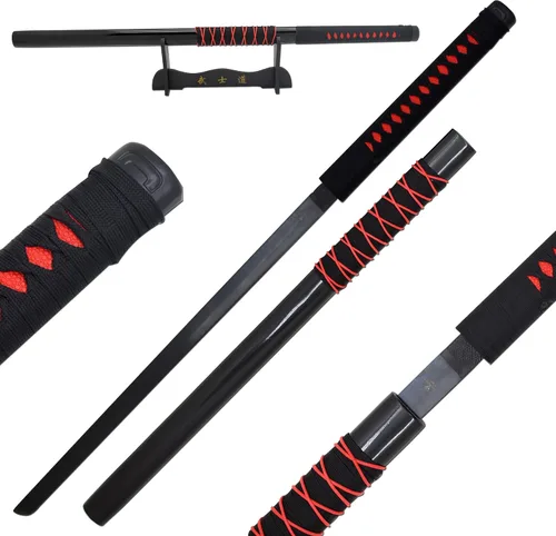 Miniatura 17 de Snake Eye Tactical Clásica - Espada samurái Katana de dos tonos con soporte de exhibición