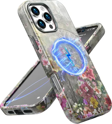 Miniatura 21 de Magsafe - Funda protectora para iPhone 13/14, a prueba de golpes, a prueba de caídas, funda inalámbrica para parachoques, protección híbrida