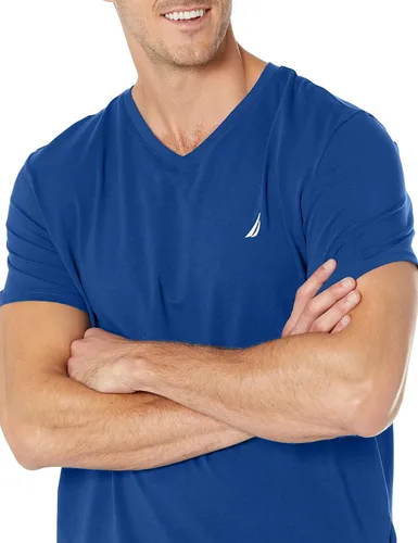 Miniatura 3 de Nautica Camiseta de manga corta con cuello en V para hombre Gris